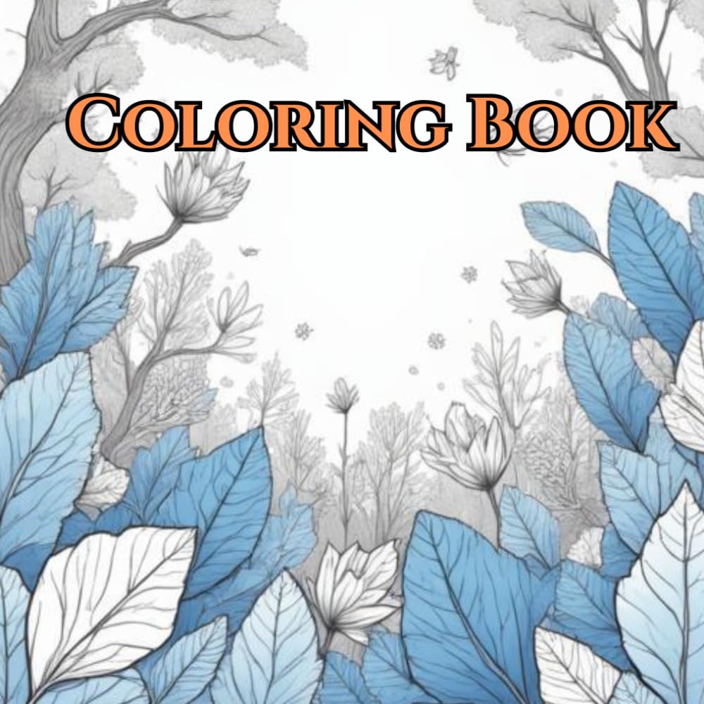 Monochrome Adult Coloring Book: Relax and Clear Your Mind