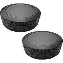 Housing Cap + Rear Lens Cap for Canon RF Mount EOS R100 R50 R10 R8 R7 R6 R5 R5C R3 R RP Camera Accessories [2 Pack] For Canon RF Mount R8 R7 R6 R5 R5C R3 R RP Camera for accessories Hxdzieory