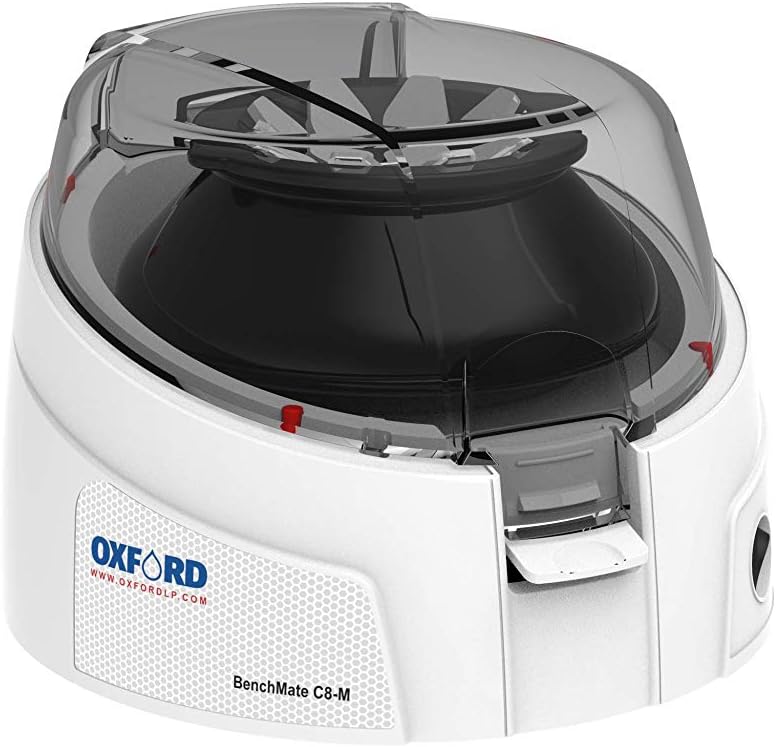 C8-M Microcentrifuge - Small Size (10in X 10in X 8in), Magnetic Rotor, 8 Slot X 1.5/2.0 mL Tube Capacity, 6000rpm / 2000xG Speed