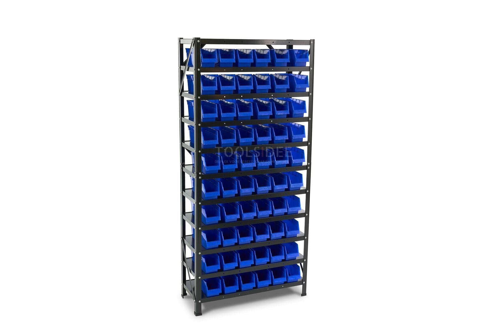 HBM Bakkenkast, Sistema di stoccaggio, Rack con 60 contenitori di stoccaggio