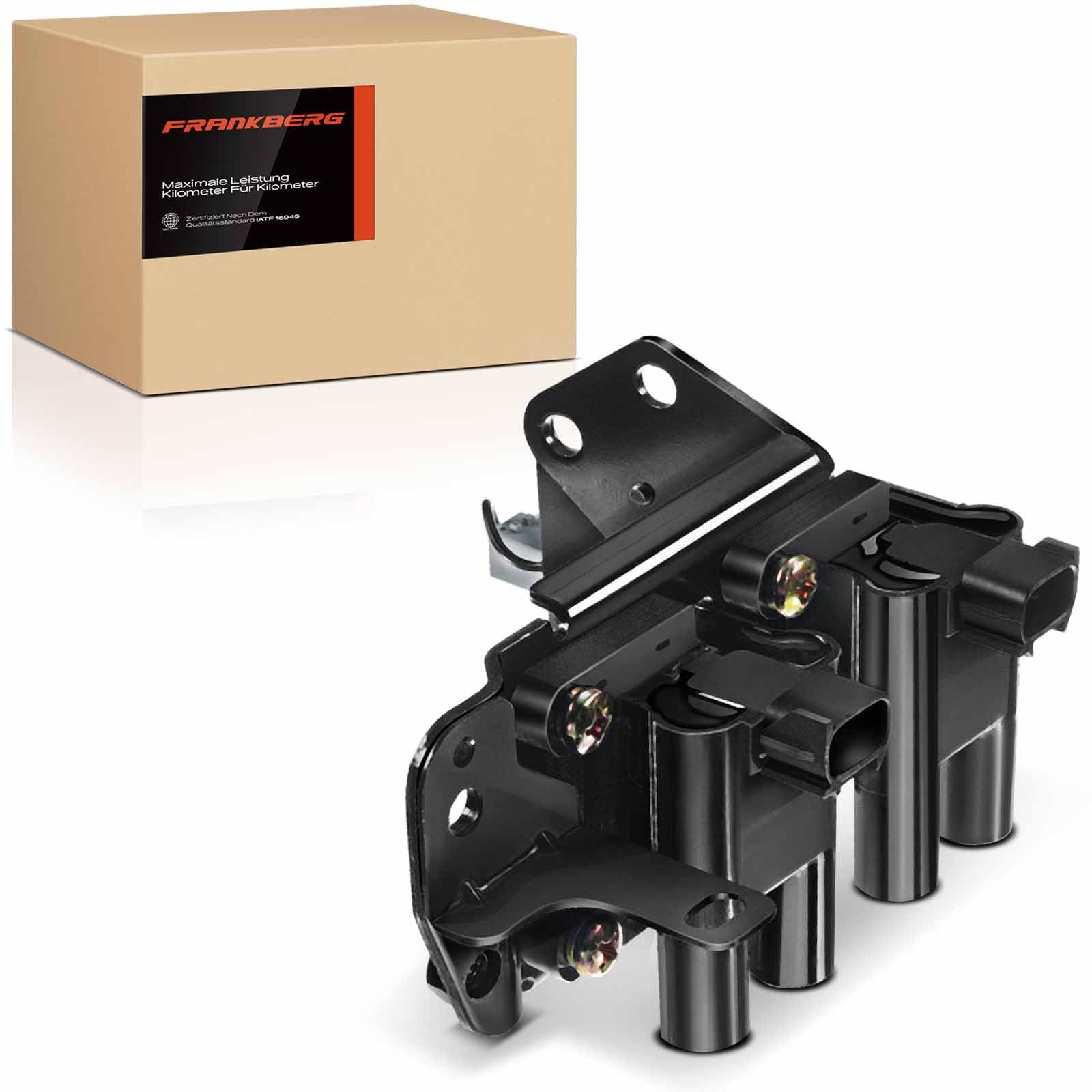 Frankberg Bobinas de encendido Módulo de bobinas de encendido | Compatible con Matrix FC 1.6 Rio II JB 1.4 16V Cerato LD 1.6 Rio II JB 1.6 CVVT Getz TB 1.6 Replace# UF-424,27301-26600