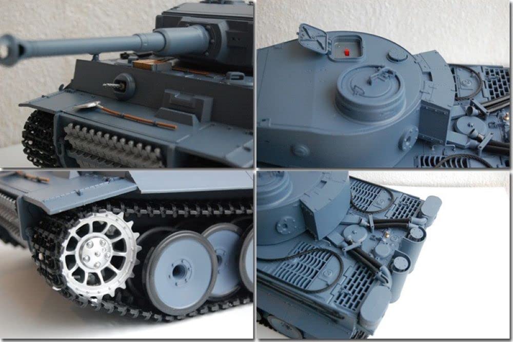 Char Allemand Tigre I Commande à distance RC Avec Fonction Tir et Fumée et Son