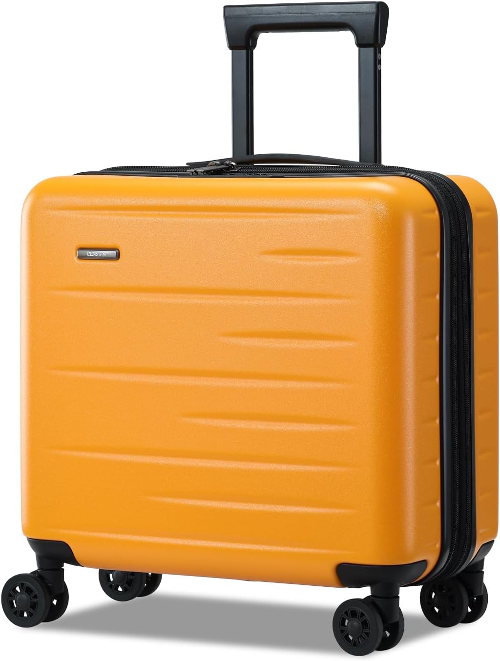 16 Inch Carry On Luggage Airline Approved, Expandable Lightweight ABS+PC Hard Shell Suitcases with 360° Spinner Wheels, TSA Lock, YKK Zippers (Orange, 1 PC) - Image 9