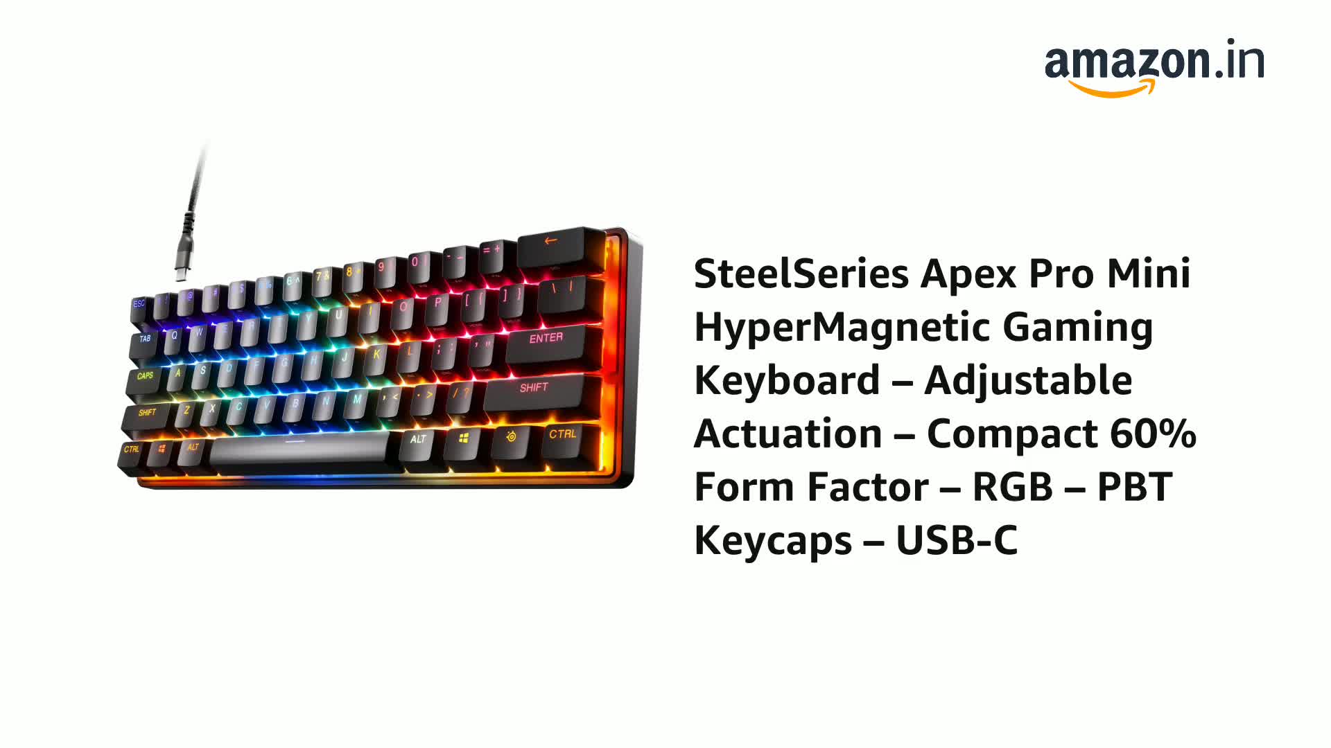 Amazon.in: Buy SteelSeries Apex Pro Mini HyperMagnetic Gaming