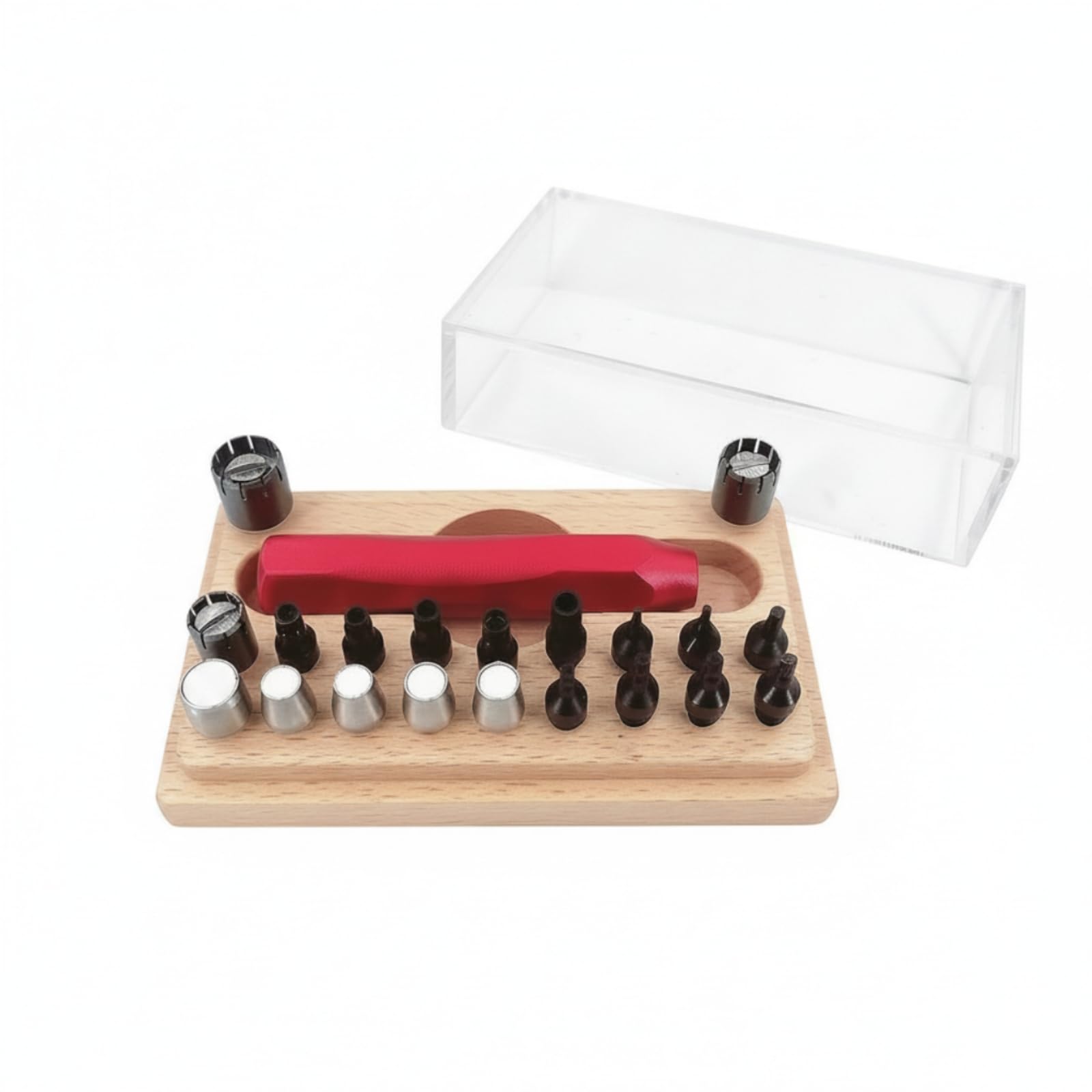 predolo Kit Apricassa Orologi con Base Portatile Kit Riparazione Orologi Comodo Strumenti per Hobbisti