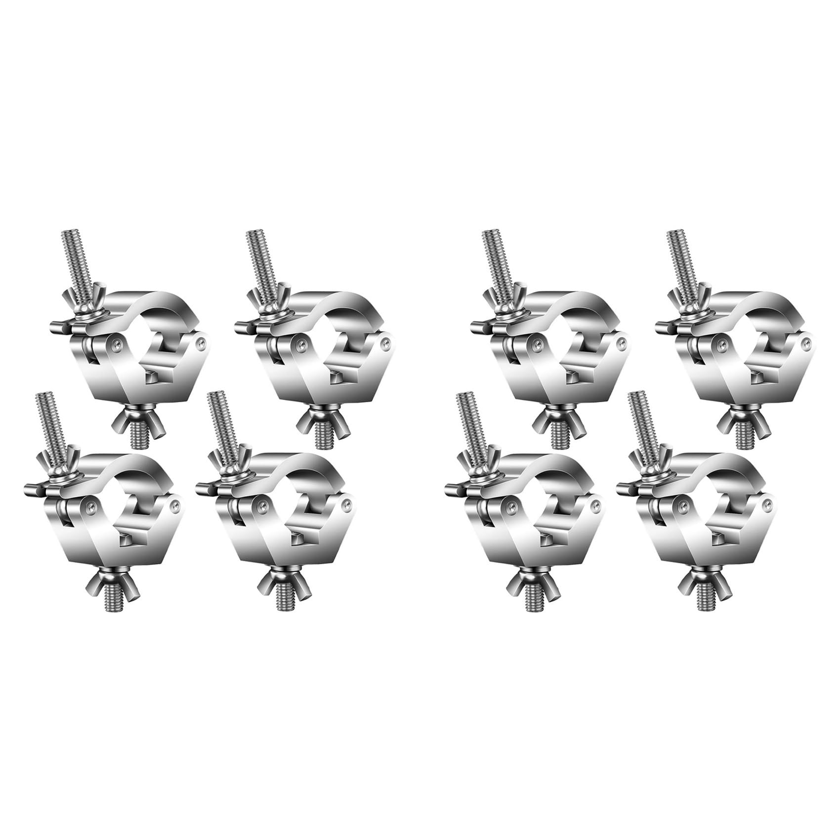 Vjsujehgy 8Pack Stage Lights Clamp Aluminum Alloy Truss Light Clamps, for Tube/Pipe OD 28mm-36mm for Par Lights Spot Lights