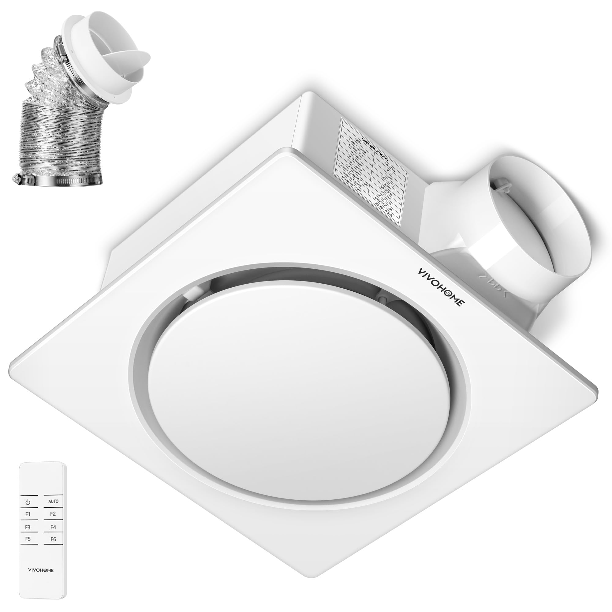 VIVOHOME AutoFlow Exhaust Fan
