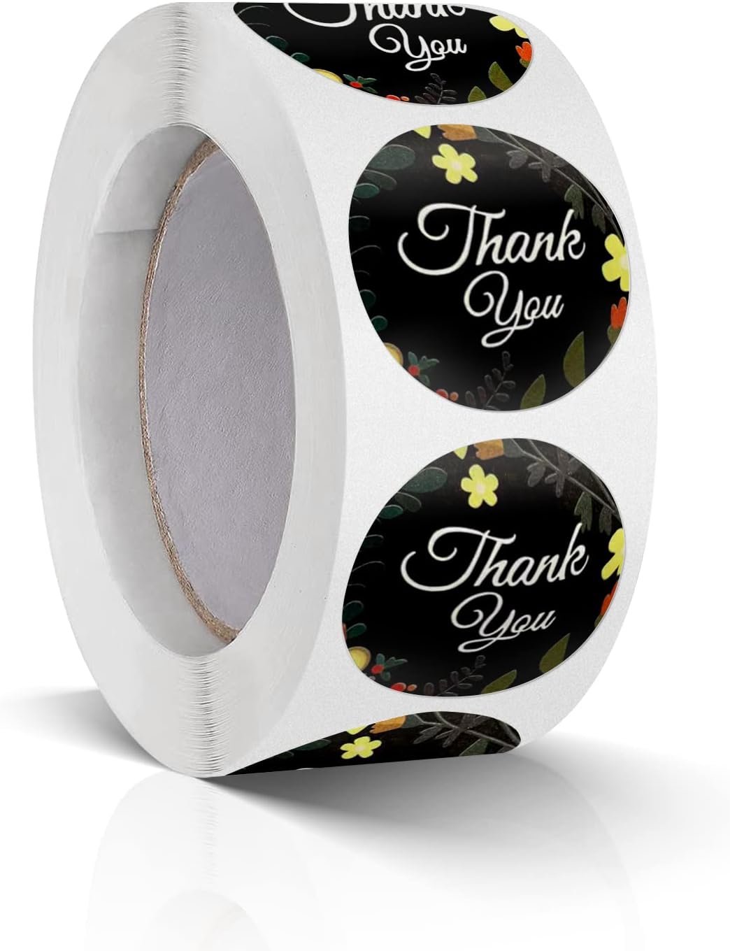 Thank You Stickers Roll 1 Inch Self Adhesive Thank You