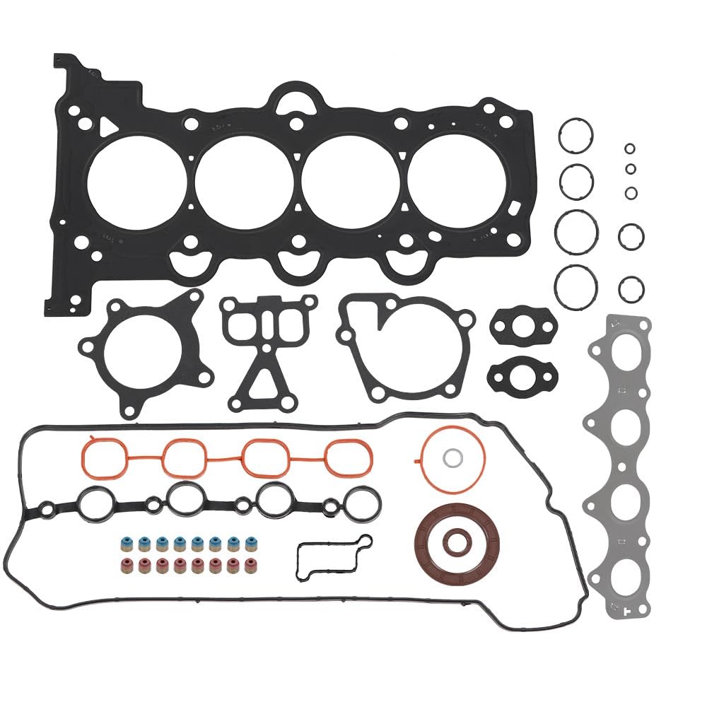 PIT66 Front Engine Head Gasket Kit Compatible with Hyundai, Kia/Accent, Veloster, Rio, Soul 2012-2016 1.6L L4 DOHC 12v Naturally Aspirated