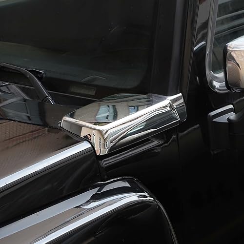 Miniatura 7 de Cubiertas de ventilación para capó de admisión de aire lateral, bisel de moldeado cromado compatible con Hummer H3 2006-2010, cubierta de