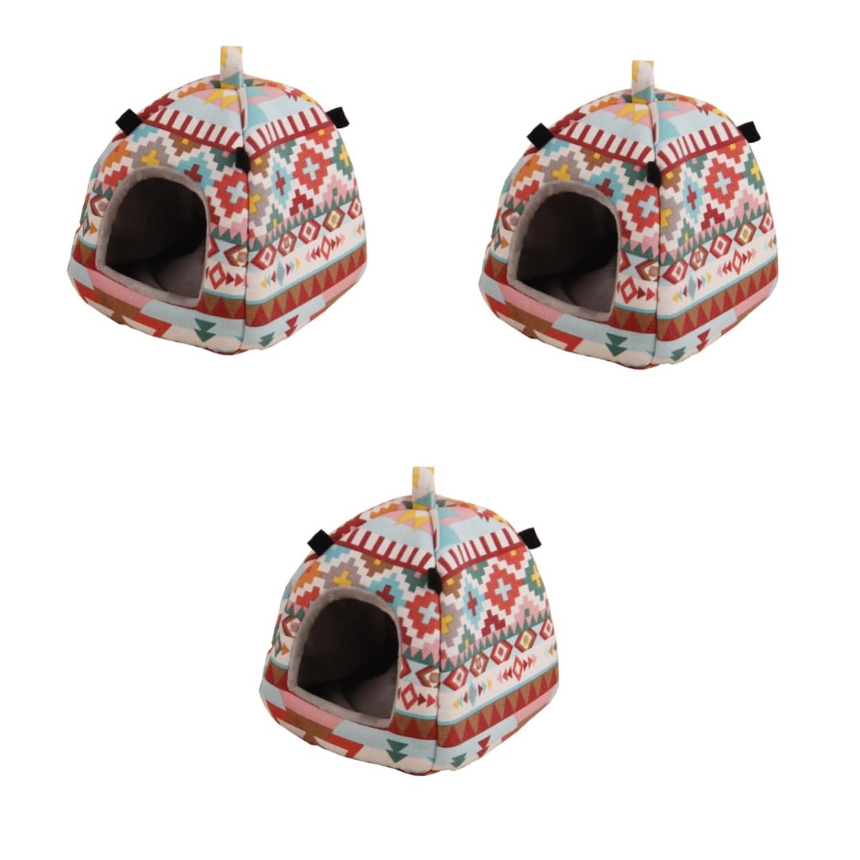 SUPVOX 3 Piezas Cama para Mascotas Hamaca para Mascotas Nido Colgante para Mascotas Casa para roedores Suministros para hámster Cama de casa de hámster Alfombra Caliente para Ratones Aves