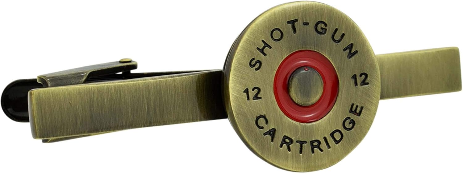 GTR Brass Shotgun Shell Cap Tie Clip Boxed XT97 Amazon.co.uk Fashion