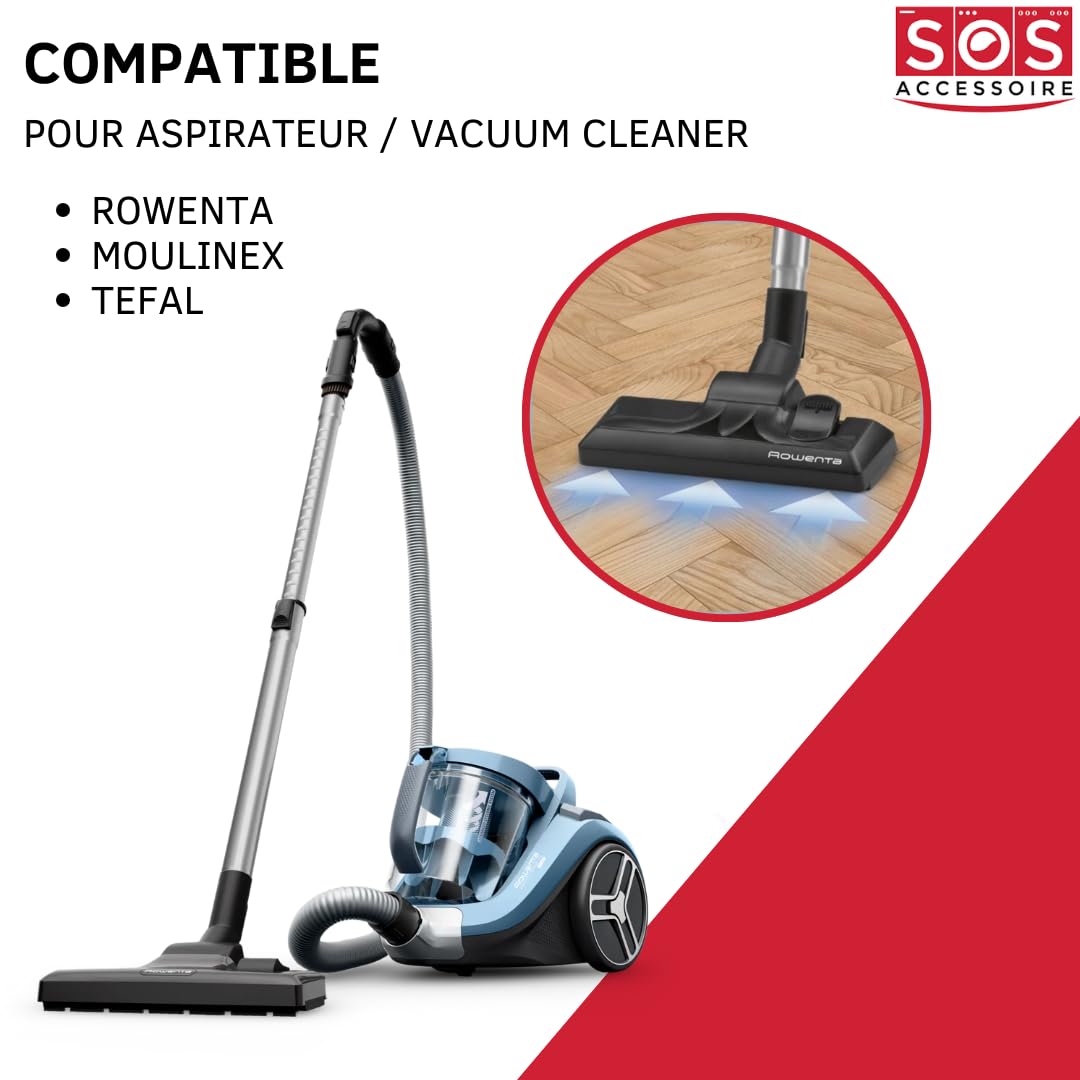 Lote de 6 bolsas para aspiradora + 1 microfiltro | Bolsa aspiradora Rowenta Silence Force | Equivalet to Rowenta ZR003901 | Compatible con aspiradoras trineos Rowenta & Moulinex | Filtro aspirador (7)
