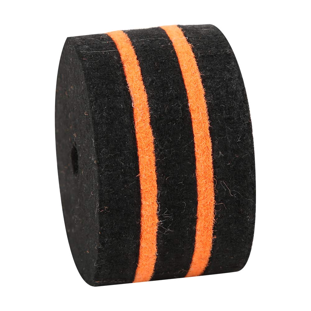 Cotton Felt Percussion Drum Beater Head Double Color Mallet Accessory for Drummers