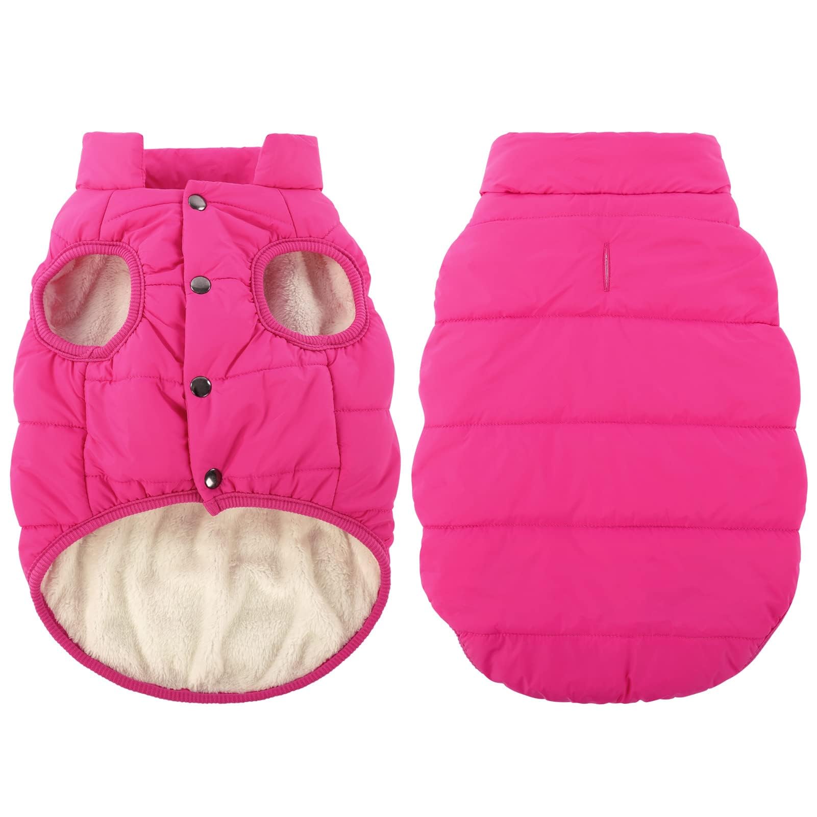 ASENKU Cappotto Cane Impermeabili Invernale, Cappottino Cane Calda Giacca per Cani Taglia Piccola Media Grande, Cappotto Gilet per Cani con Fodera in Lana Protegge Dal Freddo