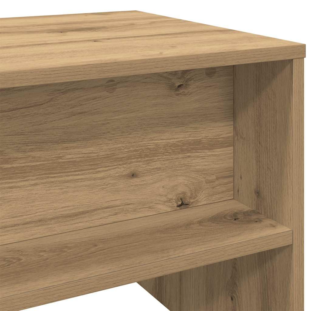 vidaXL Mueble de TV Madera de ingeniería Roble Artisan 100x40x40 cm