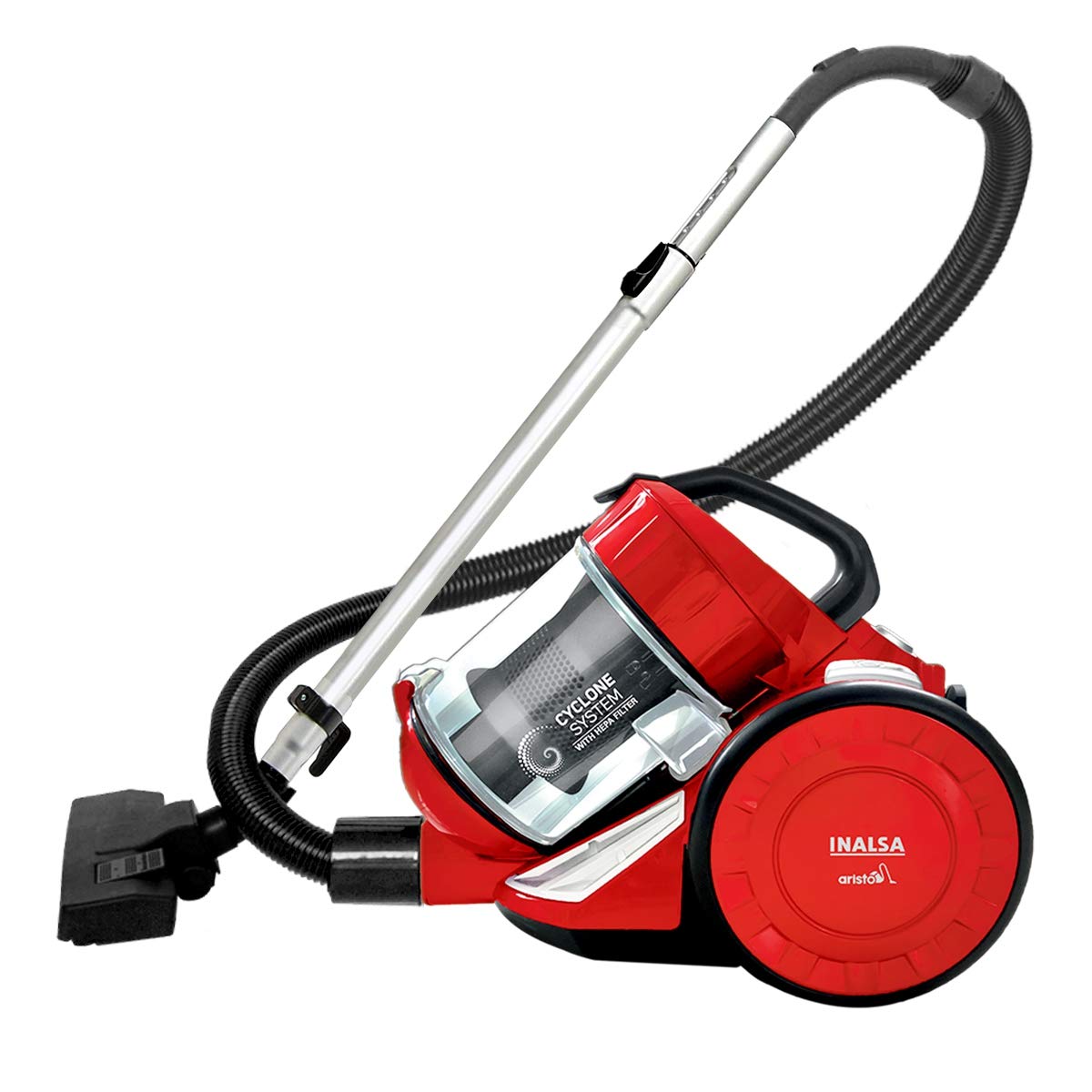 INALSA Vacuum Cleaner for Home 1400W Bagless Aristo HEPA Filter