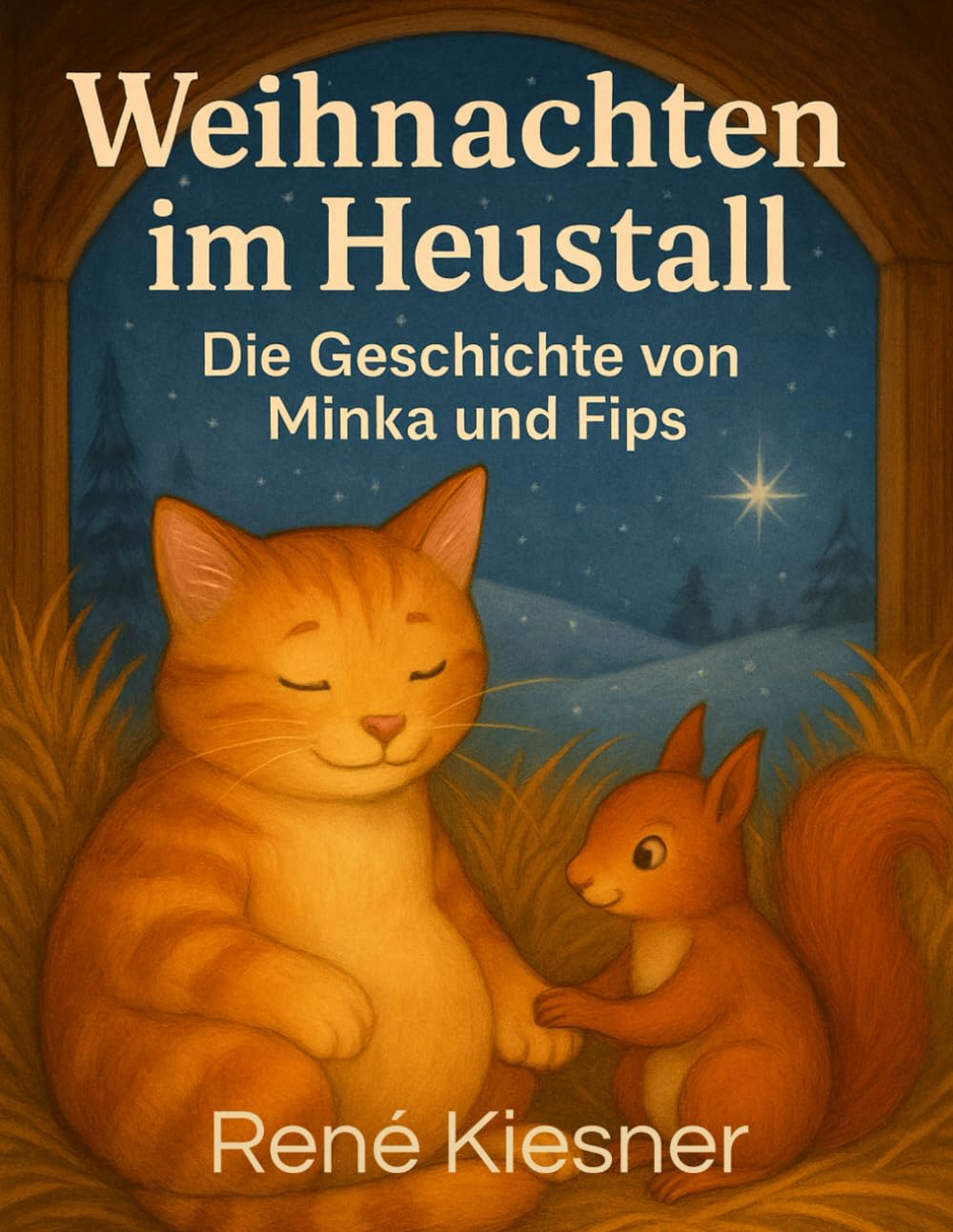 Weihnachten im Heustall: Die Geschichte von Minka und Fips
