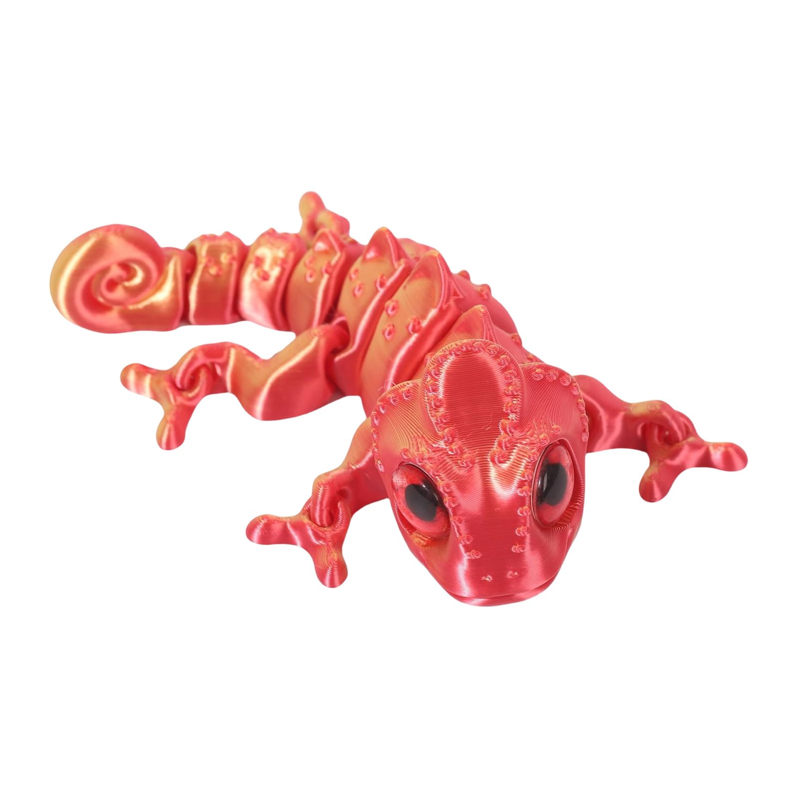 LEIQI Articulated Joints Realistic Reptiles Sculpture with Movable Limb Design Funny Desktop Ornament Home Office Accent