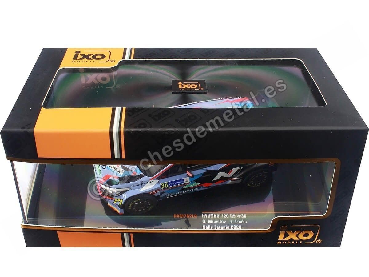 1:43 Ixo Hyundai I20 R5 Wrc #36 Rally Estonia 2020 G.Munster L