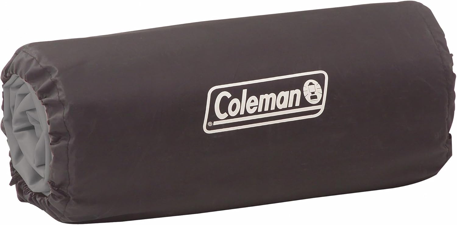 Coleman GuestRest 18" Plush Top Double High Air Mattress Airbed with Integrated Storage System and Carry Bag, Pump Not Included, Queen