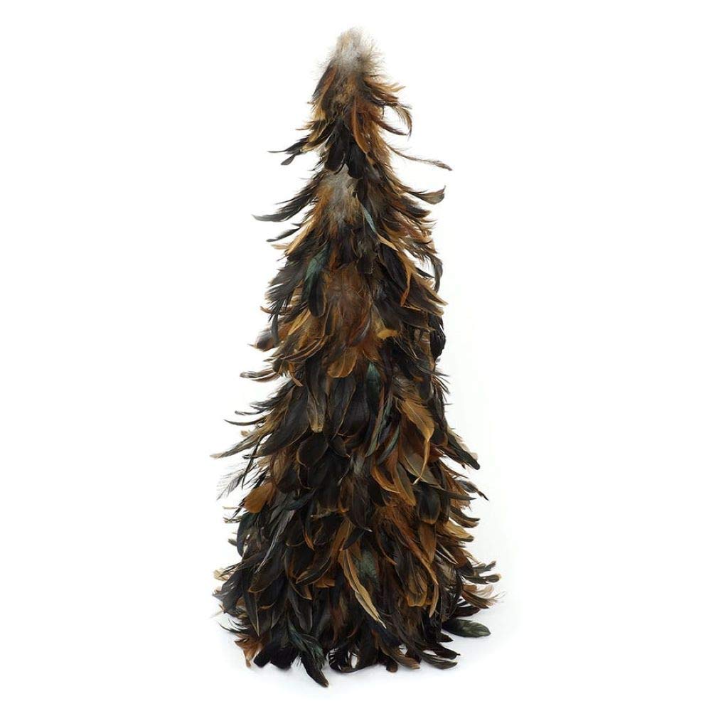 ZUCKER Natural Schlappen Feather Christmas Tree 24"