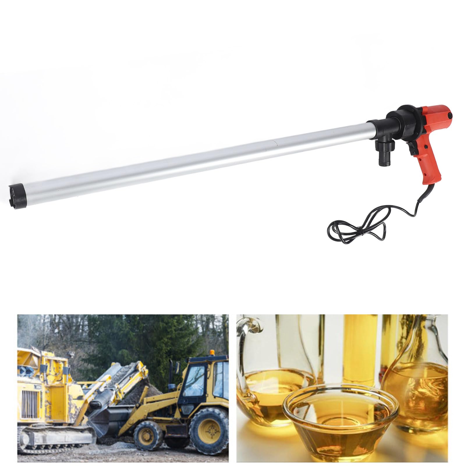 Garosa 200 L oder 220 L Standard-Fass-Elektro-Fasspumpe mit 60 Bis 80 L/min Durchflussrate und 8000 U/min Geschwindigkeit, Tragbare Elektrische Zahnradpumpe Zum Pumpen von Nicht