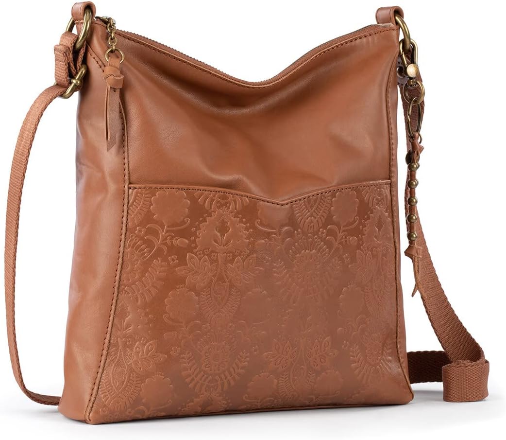 The Sak Lucia Crossbody Bag in Leather, Convertible Purse with Adjustable Strap - Image 2
