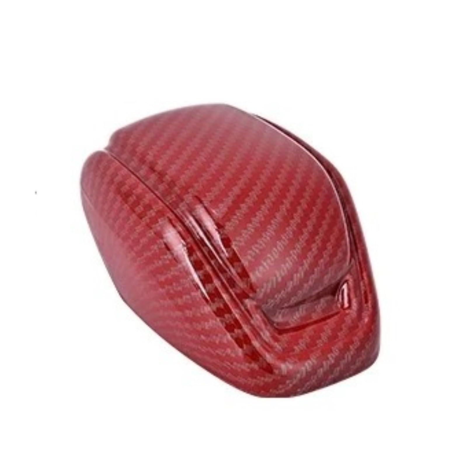 DWTNMEX Gear Shift Knob for Toyota for RAV4 2020-2025 for Highlander for Crown for Kluger Car Gear Shift Knob Head Cover Trim Accessories(Red Carbon Fiber)