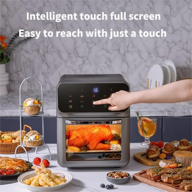 Freidora de aire libre de aceite de 1350 W, horno freidora de convección