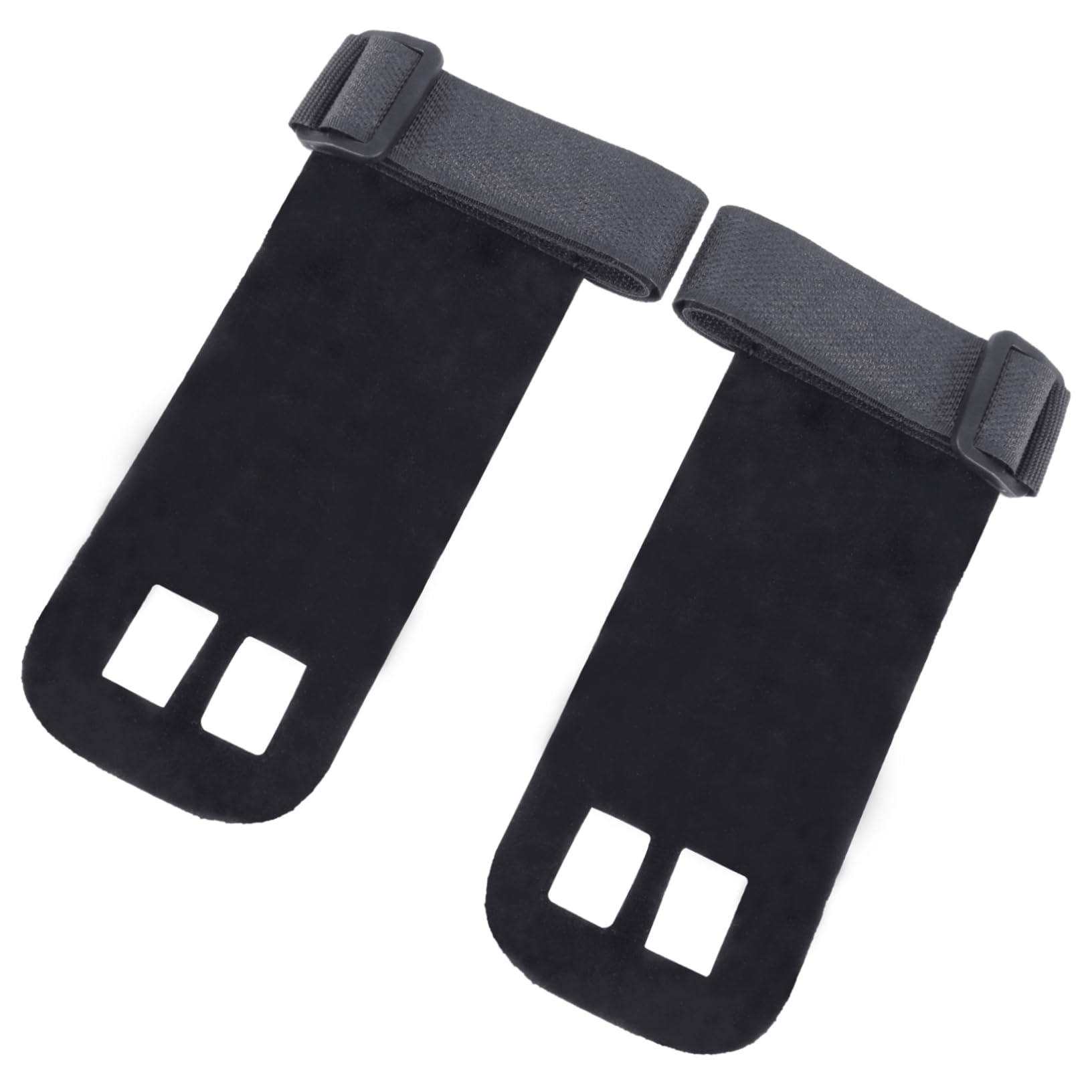 Gogogmee 1 Pair Natural Leather Hand Grips Gymnastics Pull up Wrist Support for Weight Lifting Grip Straps Hand Wraps