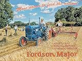 major fordson 15 cm hoch, 20 cm breit Harrington Marley Metall Fordson Major Power Wand Schild Zinn Garage Shed Traktor Geschenk Landwirtschaft