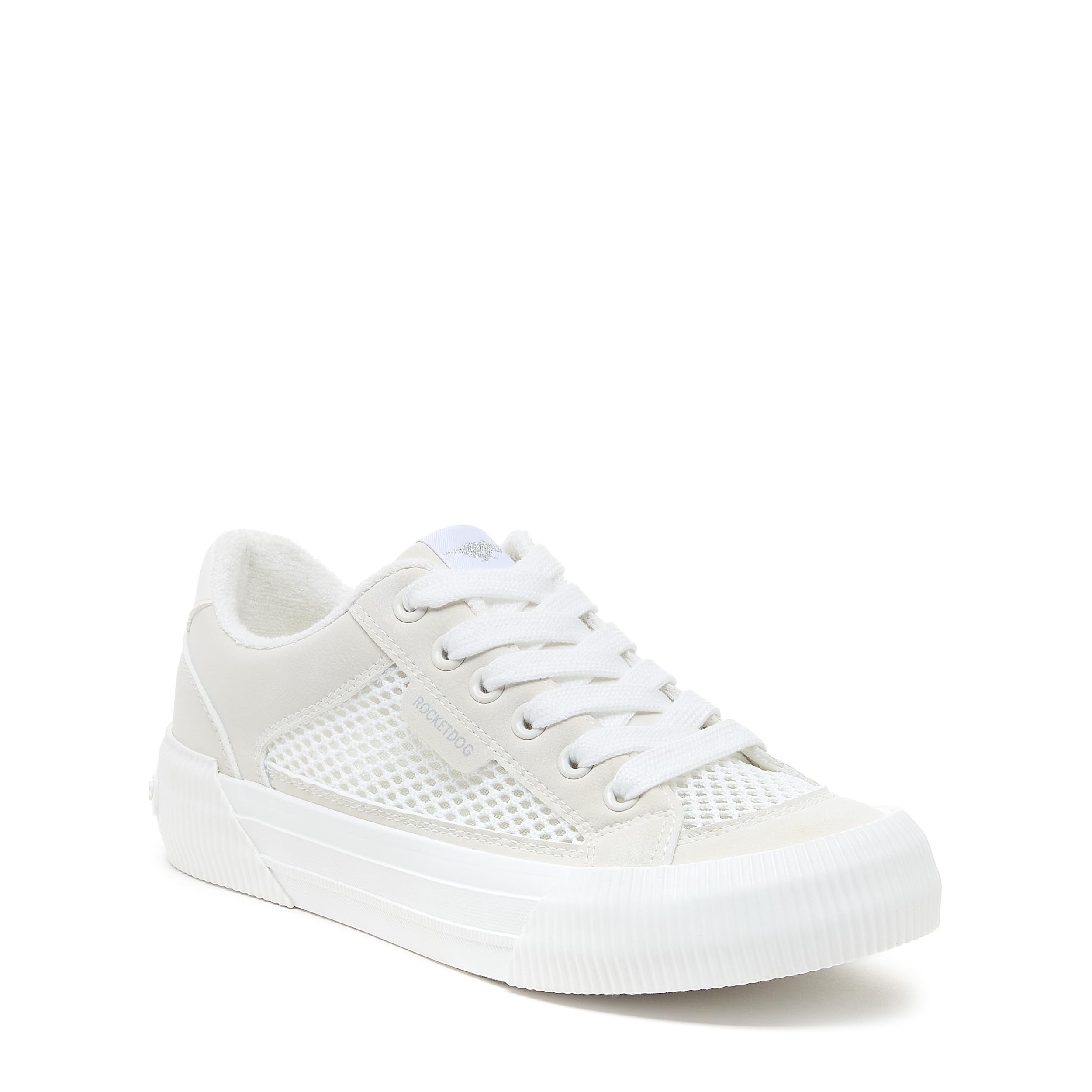 Rocket Dog Women's Cheery Sneaker, Mesh White, 6 UK