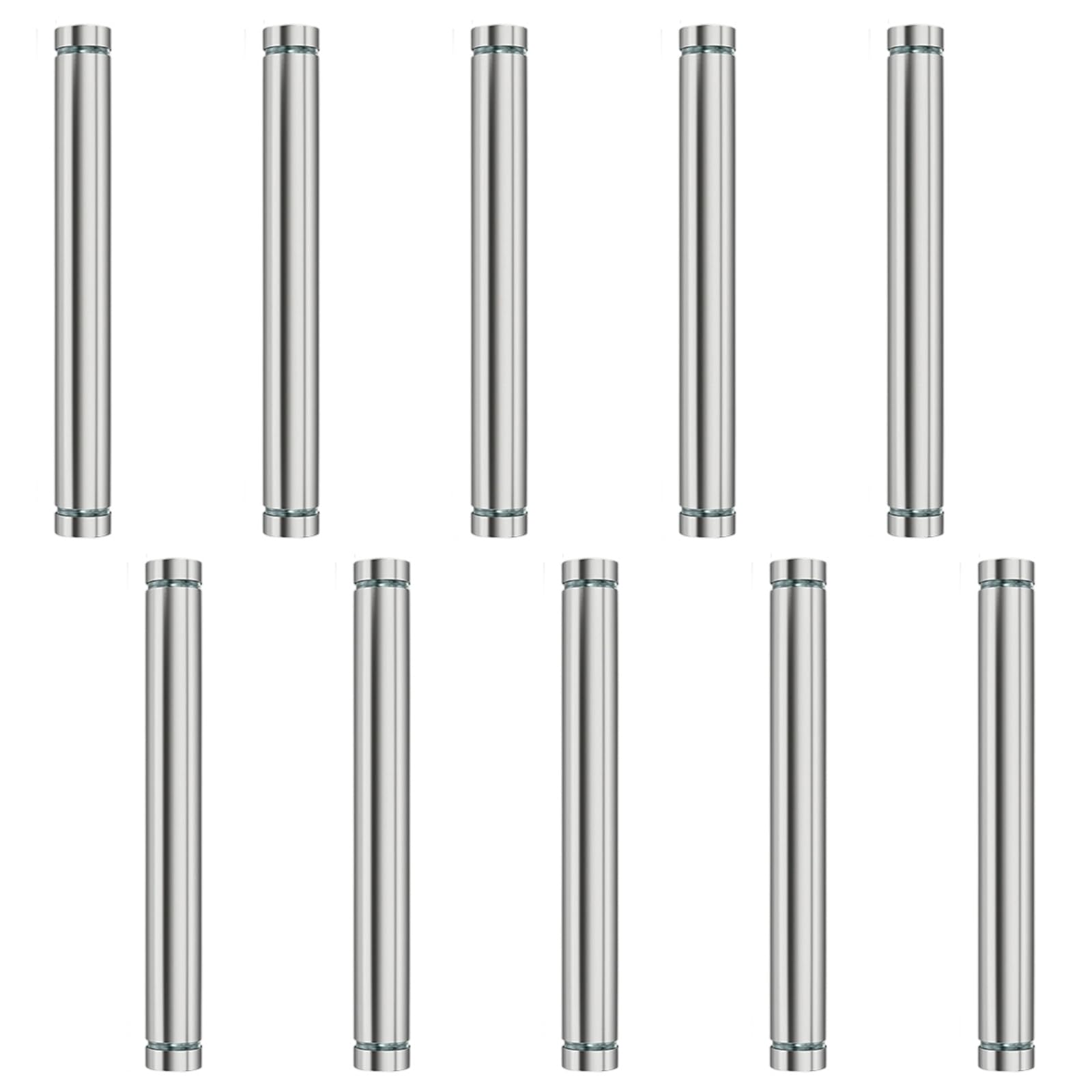 10Pcs Multipurpose Fixing Pin Glass Fasteners Rustproof Decorative Nails for Wall Decoration and Exhibition Enduring Glass Fasteners