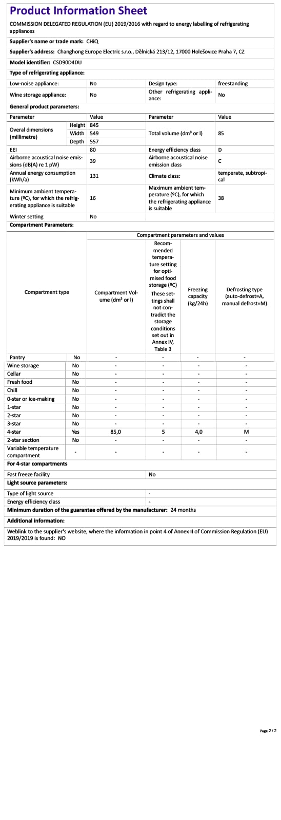 Igenix IG355B Freestanding Under Counter Freezer with 3 Large Drawers