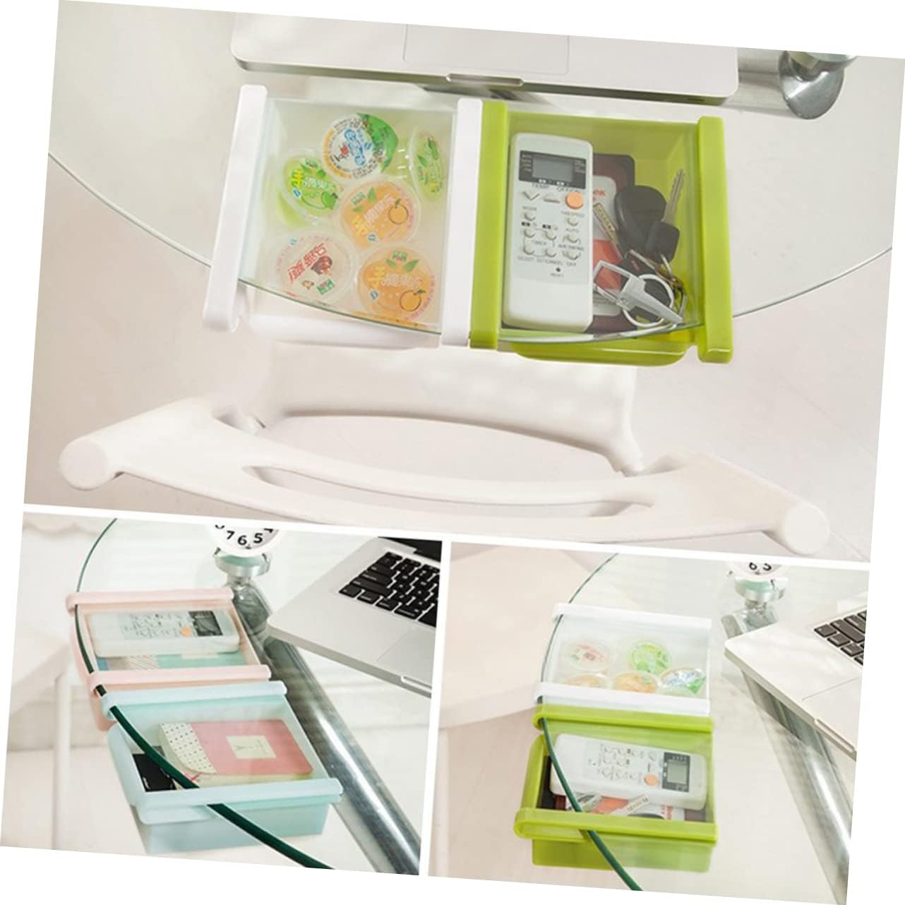 Slide Fridge Holder ABS Freezer Organizer for Food and Drinks image 3