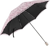Vista 97 de Honeystore Sombrilla bordada con flor 3D plegable UV con encaje clásico
