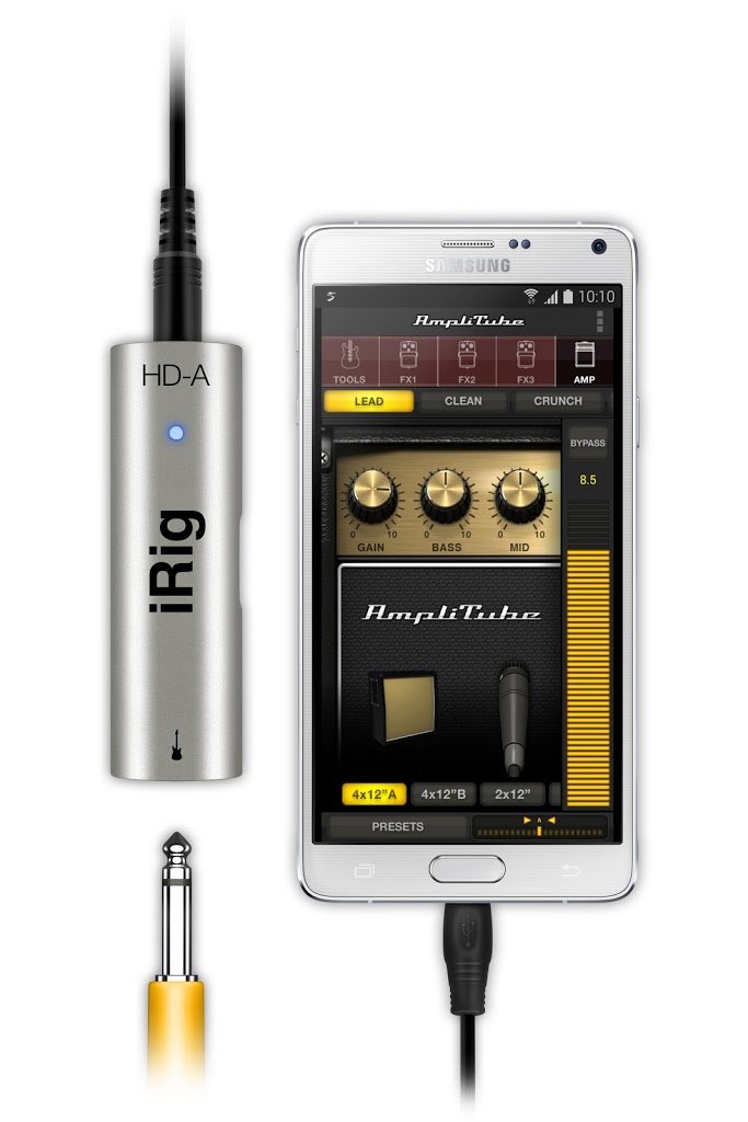 Glooke Selected IK Multimedia iRig HD Lightning/30pin Interface für Gitarre oder Bass (New Pack)