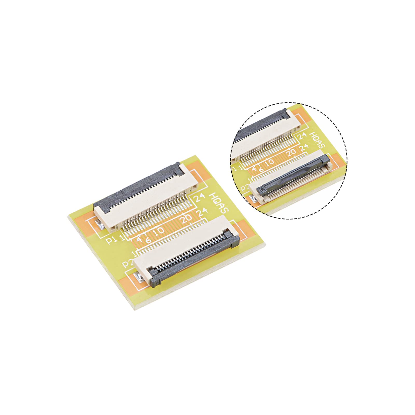 Adattatore FFC FPC 24 Pin - Convertitore Da 0.5mm A 1.0mm Per Schede Elettroniche - Per LCD, Laptop, Fotocamere - Foto 2