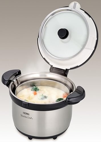 Miniatura 4 de Thermos KBG-3000 CS - Cocina aislada al vacío, Shuttle Chef, 7.1 gal (3.0 L) (3 a 5 personas) de acero inoxidable transparente