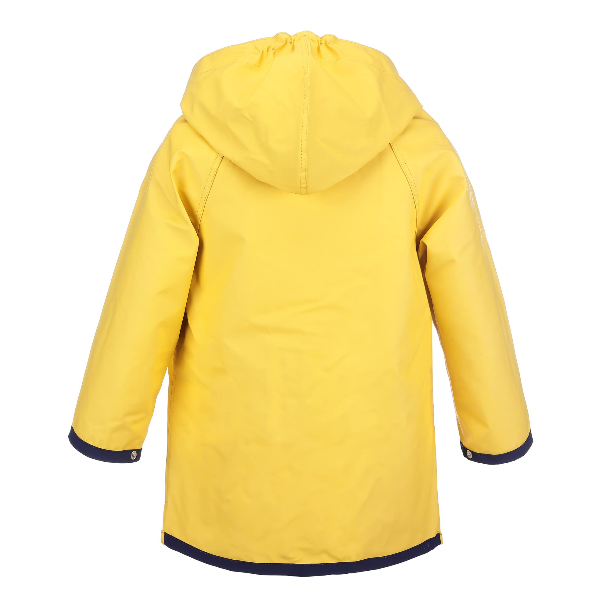 Original Büro oder Watt? - Unisex Regenjacke Regenmantel in Gelb Größe International XS
