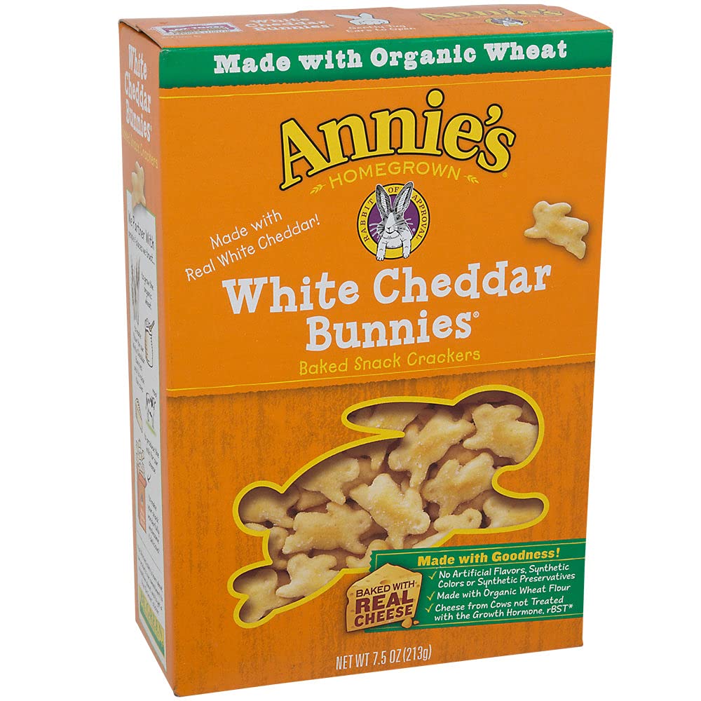 Annie's Homegrown White Cheddar Bunnies - 7.5 oz