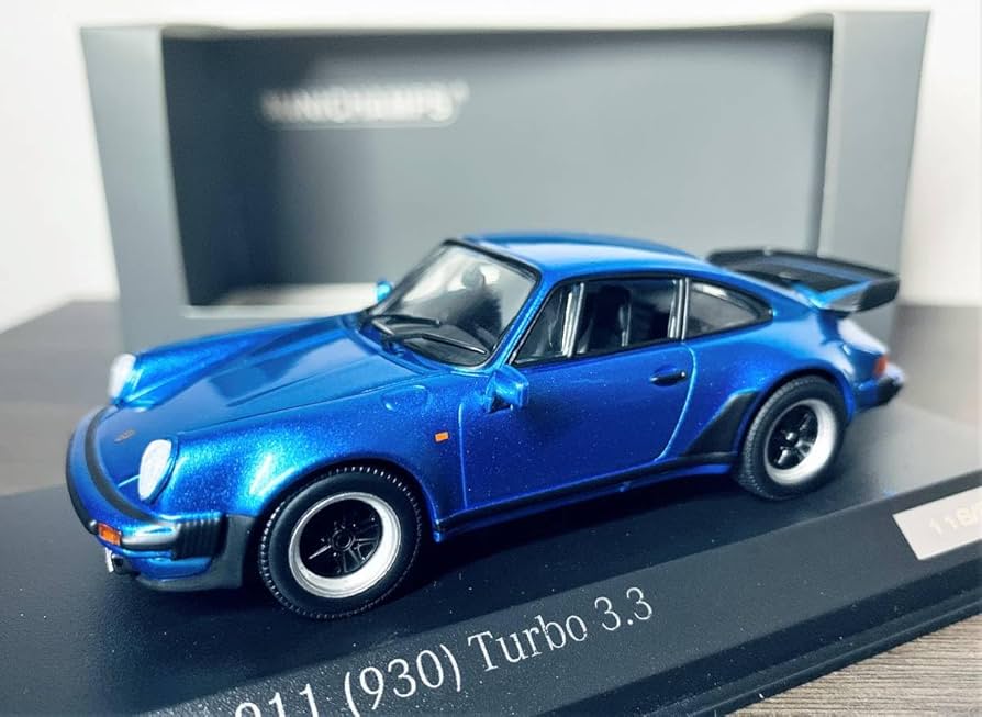 自動車 KYOSHO Porsche 911 Turbo 3.3 1988 KYOSHO 05525DB Scale 1/43 | PORSCHE 911 930 TURBO 3.3 1988 DARK BLUE