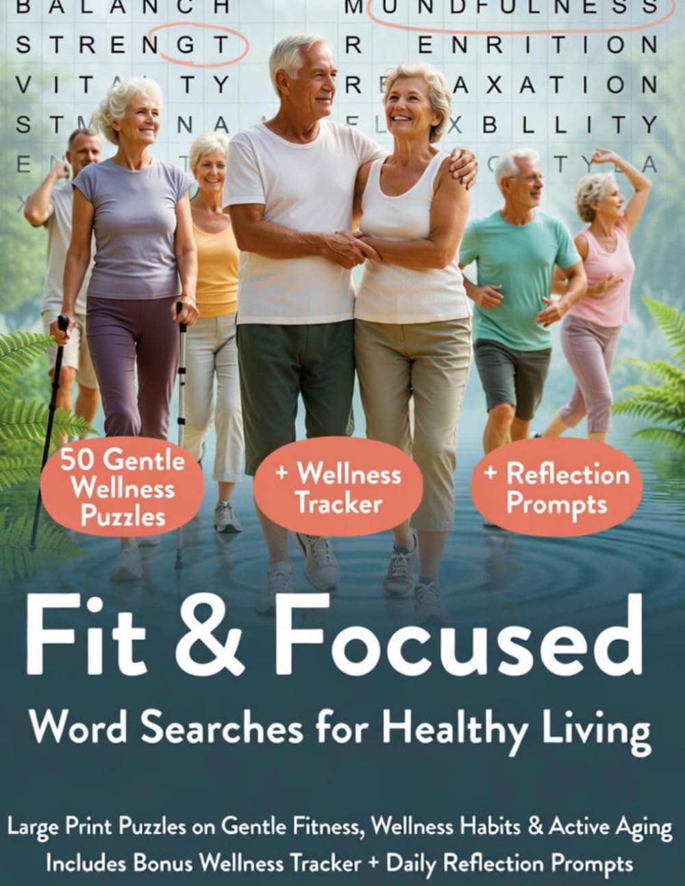 Fit & Focused: Word Searches for Healthy Living