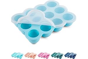 Baby Food Storage Container - 12 x 1.5OZ Silicone Baby Food Freezer Tray