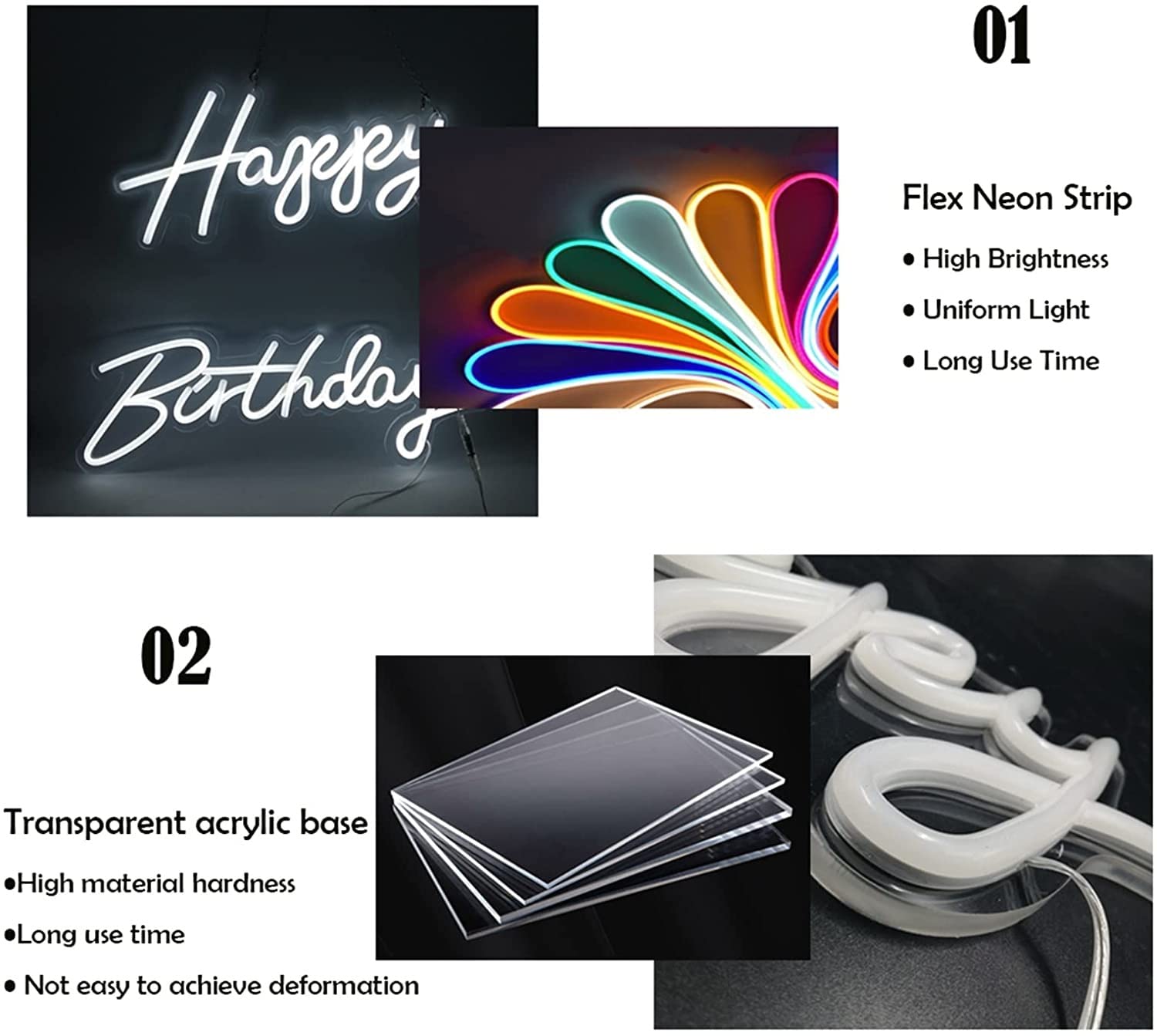 neonowa Ręcznie robione akrylowe neony LED do kuchni sklep spożywczy lampa ścienna dekoracja wisząca oświetlenie Personalizowane logo Bar Shop Party Name Logo