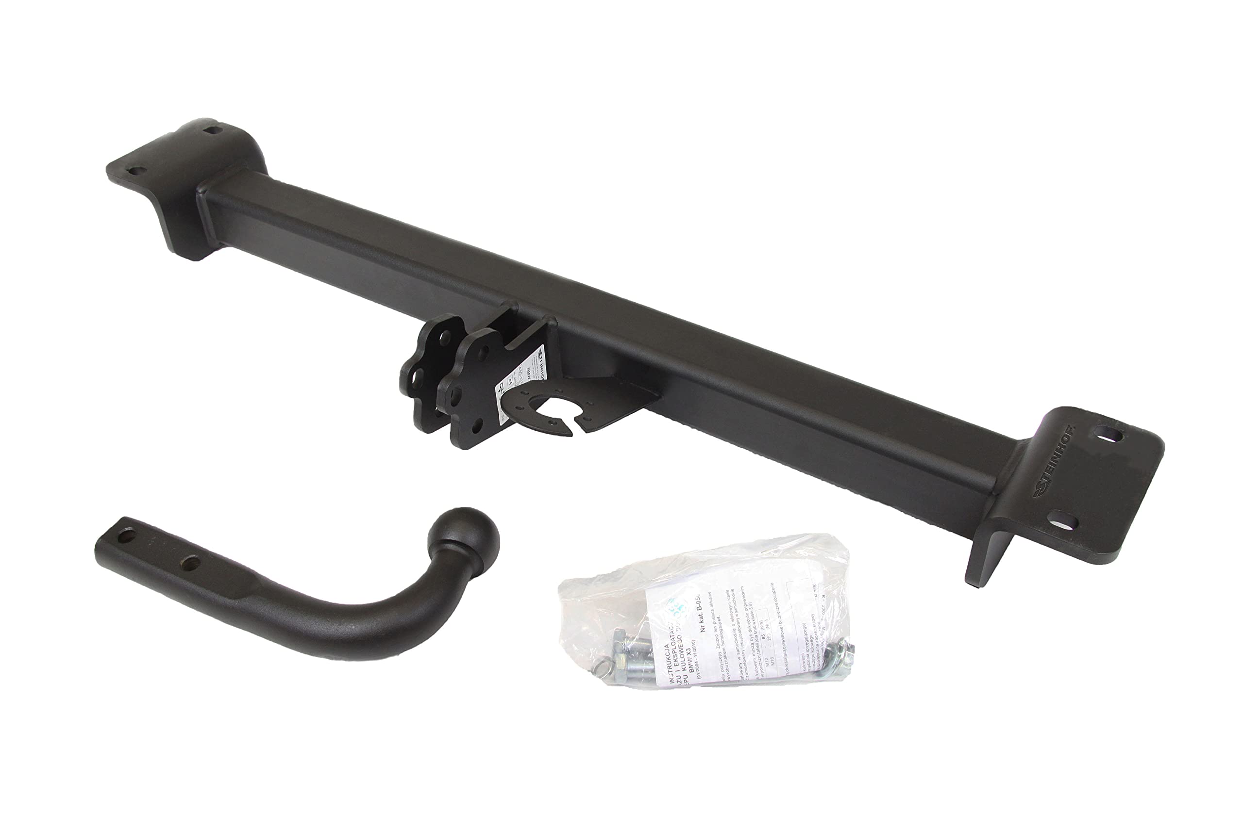 STEINHOF NEU Anhängerkupplung AHK starr kompatibel mit BMW X3 E83 01.2004-11.2010 mit 7-polig Universal-Elektrosatz