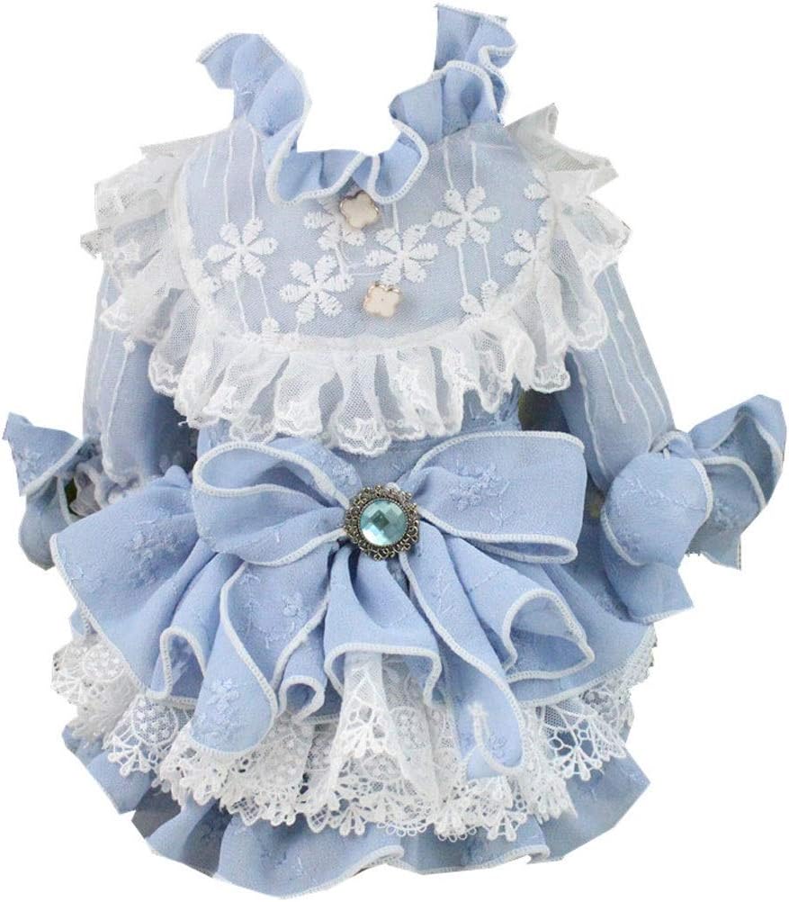 Pet Dog Dress Cats Puppy Princess Dresses Skirt Party Apparel Pet Puppy Dresses Embroidery (Medium)