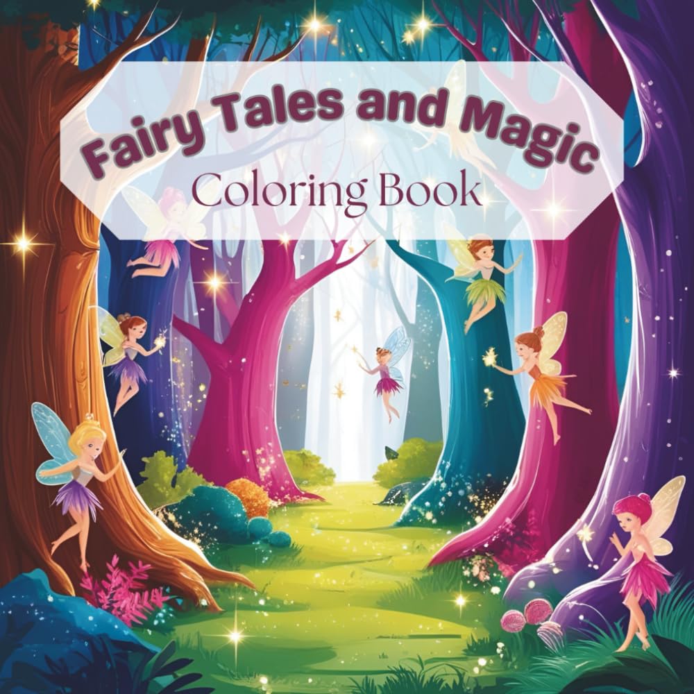 Fairy Tales and Magic: Coloring Book