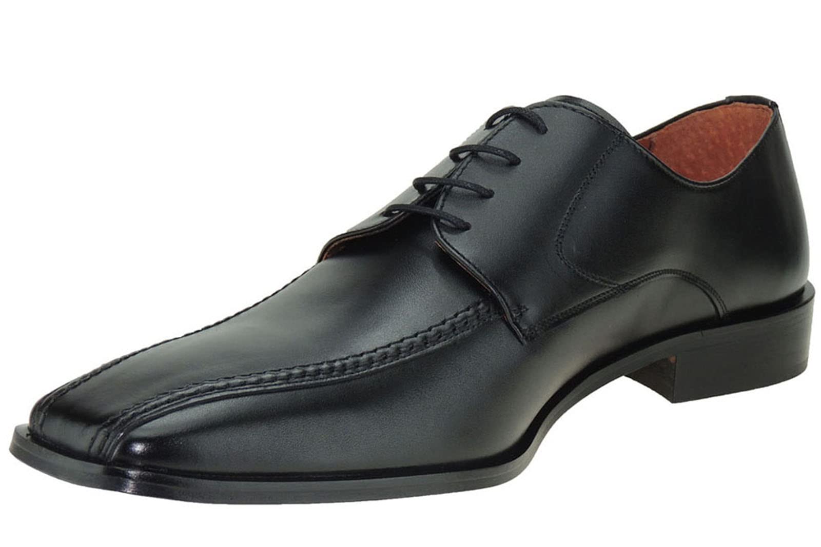 Calzados RomeroCarlo GARELLI Men's Leather Dress Shoes in Plus Sizes, Black/White, 9.5 UK